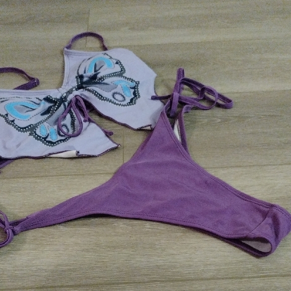 Butterfly 2 Piece Bikini Tankini - Picture 7 of 11
